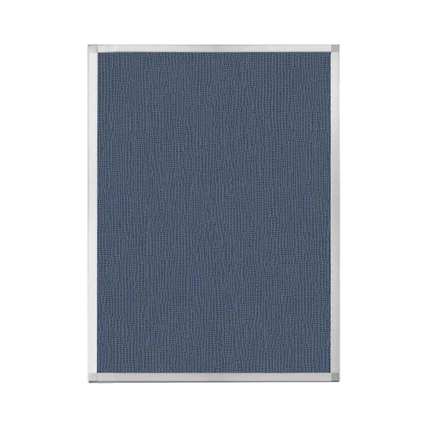 Hush Panel Configurable Cubicle Partition 3' x 4' Ocean Fabric